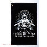 Of Mary Our Lady Catholic Golf Towel thumb 0