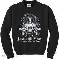 Of Mary Our Lady Catholic Kids Sweatshirt thumb 0