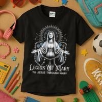 Of Mary Our Lady Catholic Kids T-Shirt thumb 3