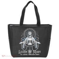 Of Mary Our Lady Catholic Tote Bag thumb 0
