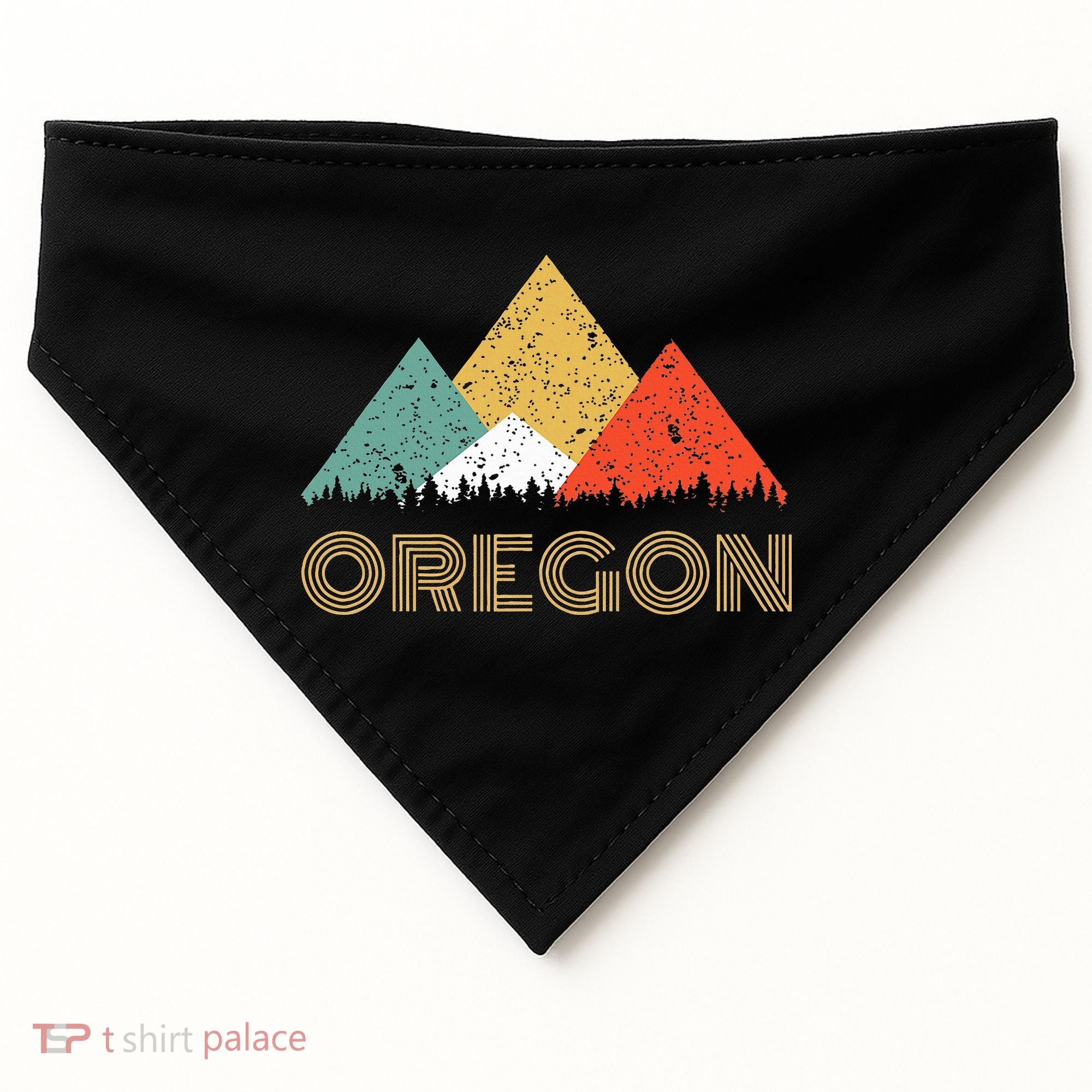 Oregon Mountain USA-Made Doggie Bandana
