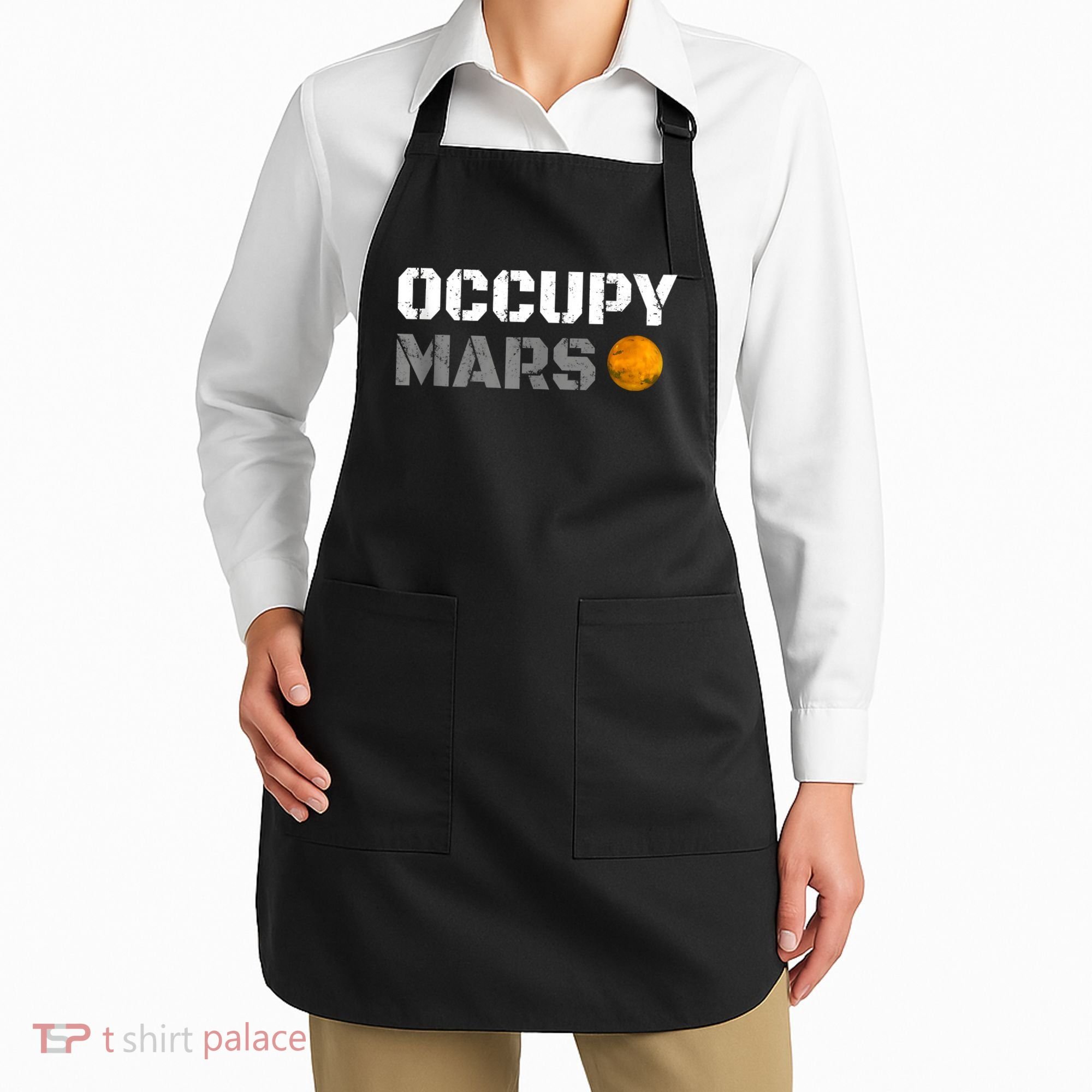 OCCUPY MARS Apron
