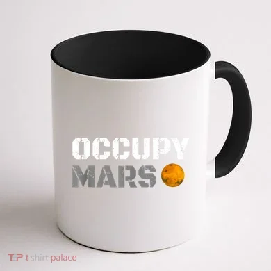 OCCUPY MARS Coffee Mug back