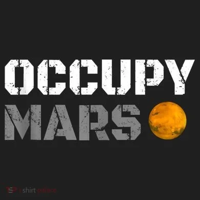 OCCUPY MARS Urban Oversized Heavyweight T-Shirt