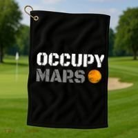 OCCUPY MARS Golf Towel thumb 1
