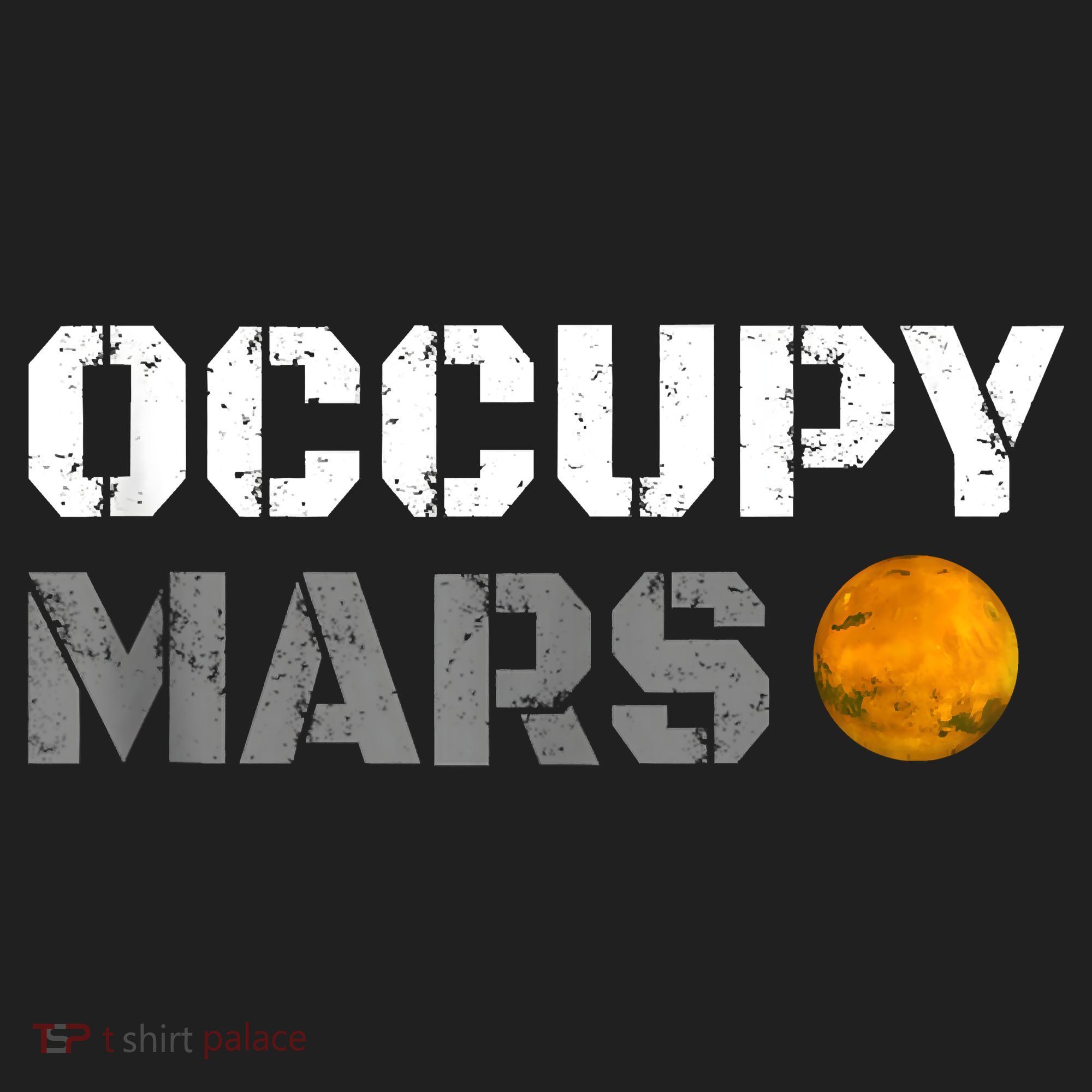 OCCUPY MARS Golf Towel