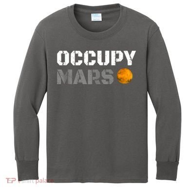 OCCUPY MARS Kids Long Sleeve Shirt