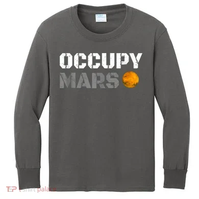OCCUPY MARS Kids Long Sleeve Shirt