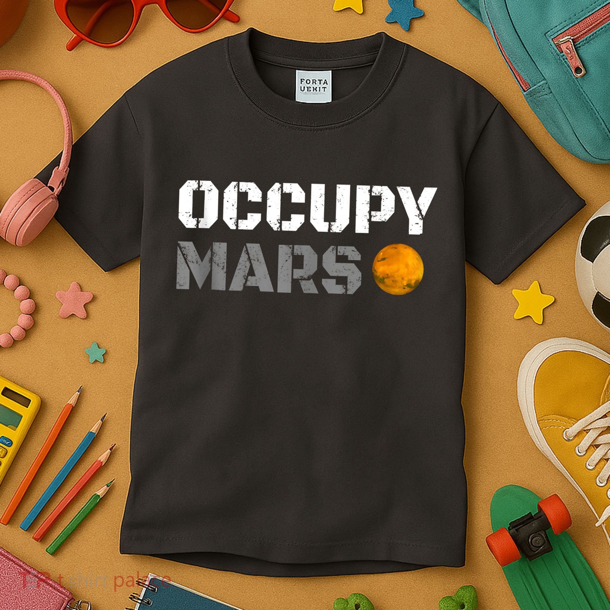 OCCUPY MARS Kids T-Shirt