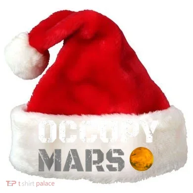 OCCUPY MARS Santa Hat