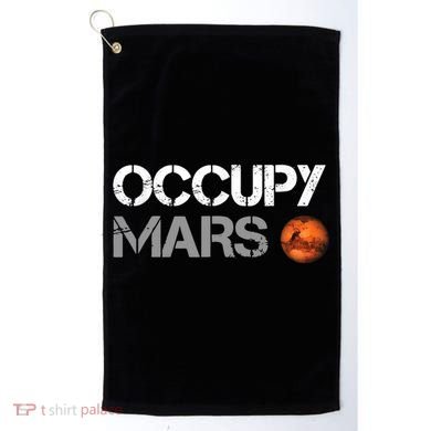 Occupy Mars Golf Towel