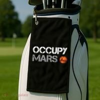 Occupy Mars Golf Towel thumb 2