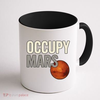 Occupy Mars Coffee Mug back