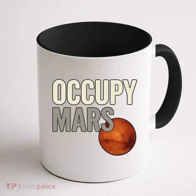 Occupy Mars Coffee Mug back