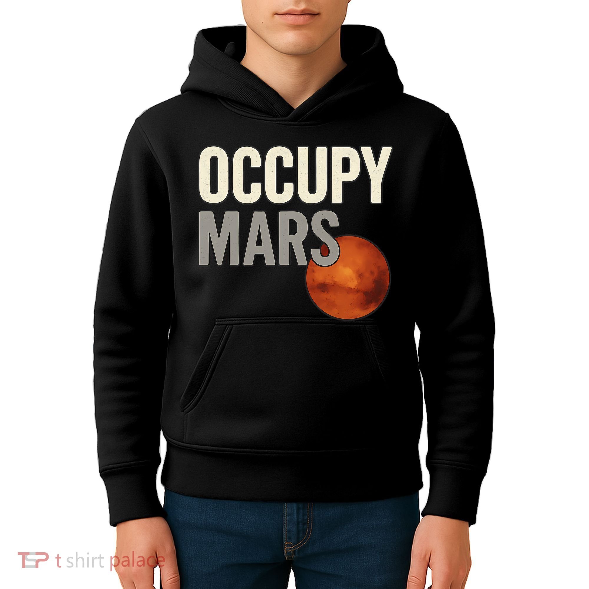 Occupy Mars Kids Hoodie