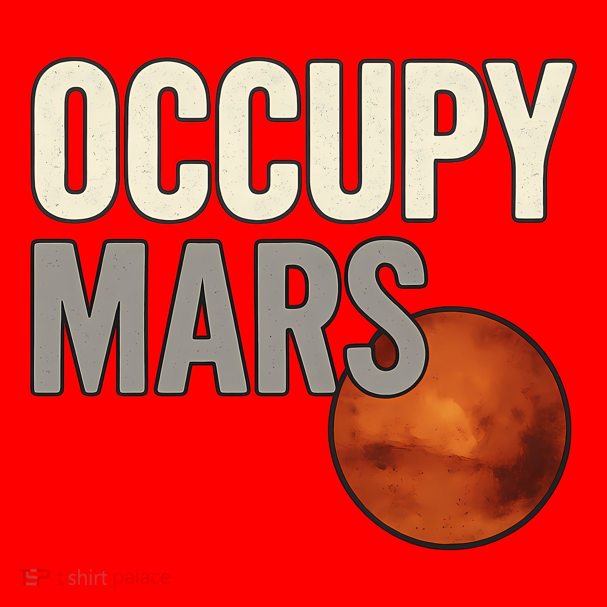 Occupy Mars Santa Hat