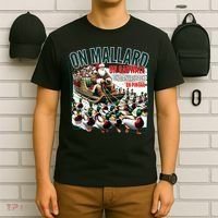 On Mallard On Gadwall Christmas Funny Duck Hunting Santa T-Shirt thumb 6