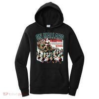 On Mallard On Gadwall Christmas Funny Duck Hunting Santa Women's Hoodie thumb 0