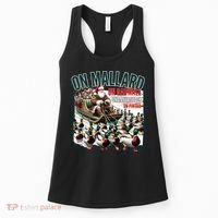 On Mallard On Gadwall Christmas Funny Duck Hunting Santa Women's Tank Top thumb 0
