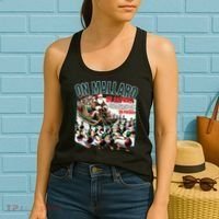 On Mallard On Gadwall Christmas Funny Duck Hunting Santa Women's Tank Top thumb 2