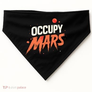 Occupy Mars USA-Made Doggie Bandana