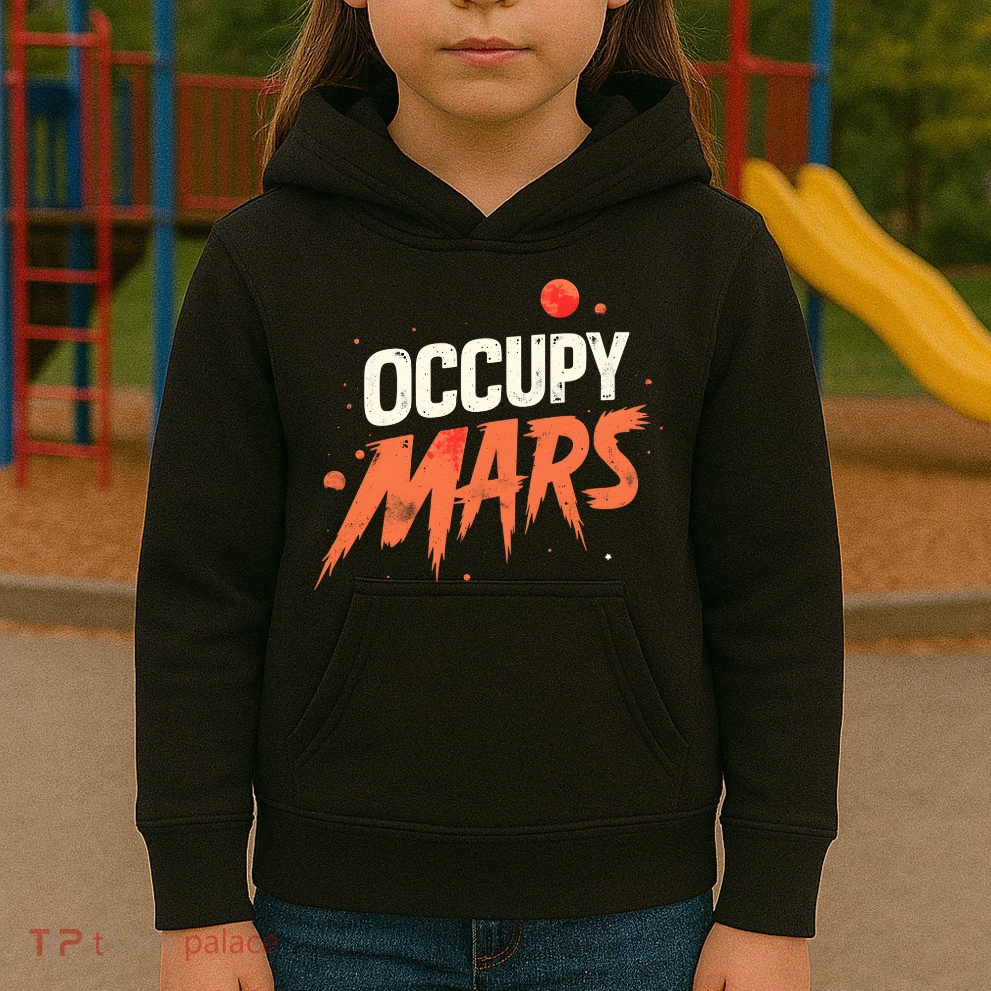 Occupy Mars Kids Hoodie