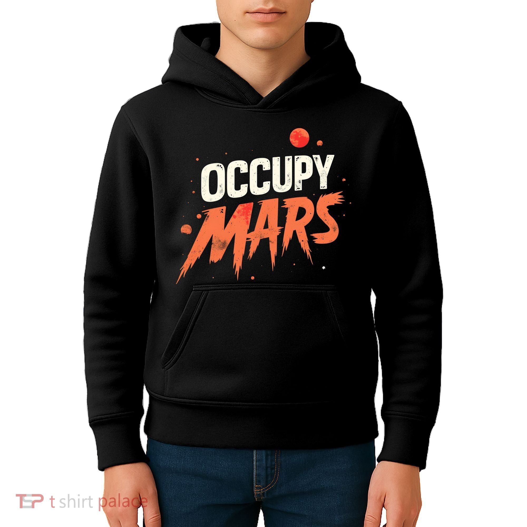 Occupy Mars Kids Hoodie