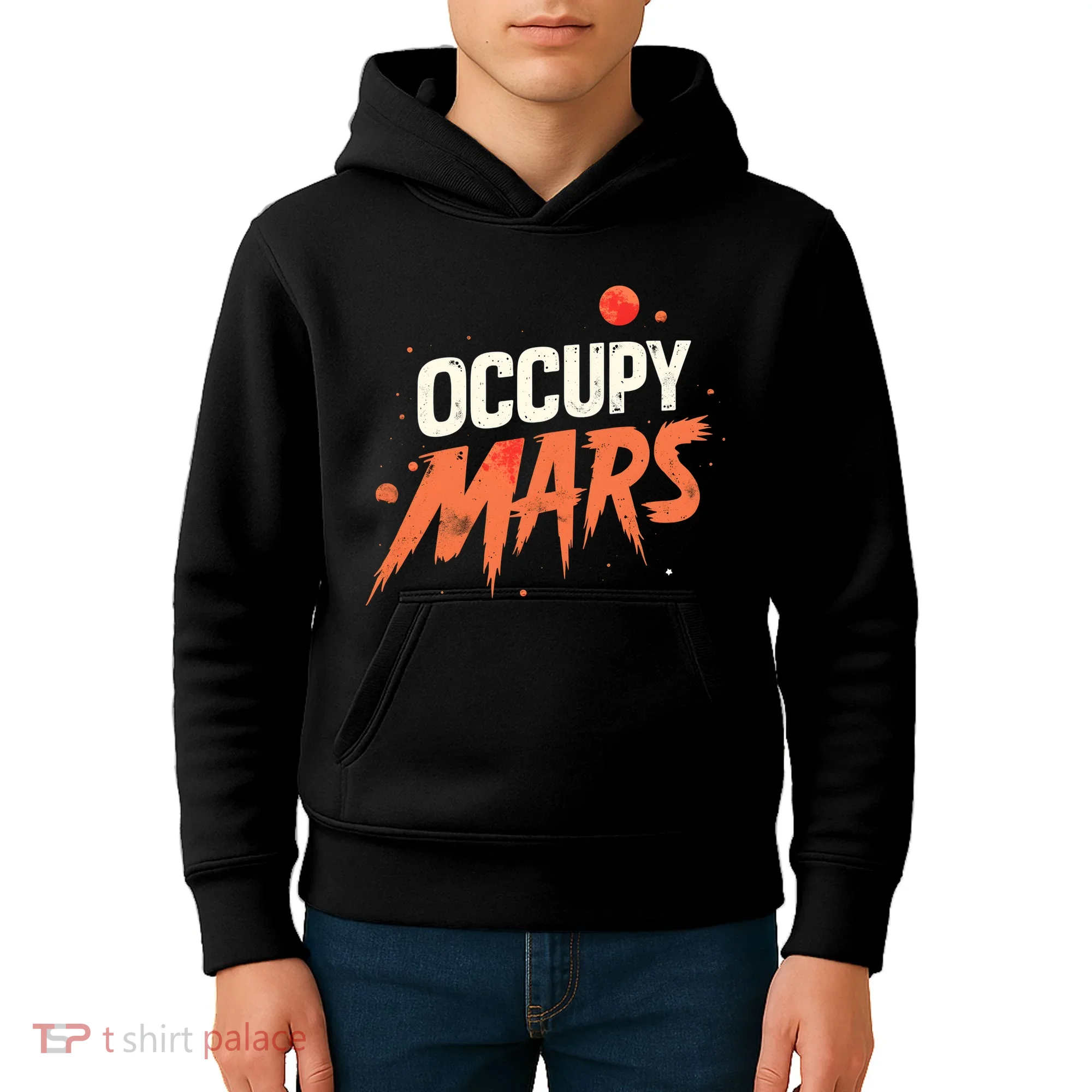 Occupy Mars Kids Hoodie