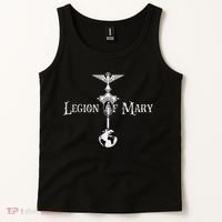 Of Mary Our Lady Catholic Tank Top thumb 2