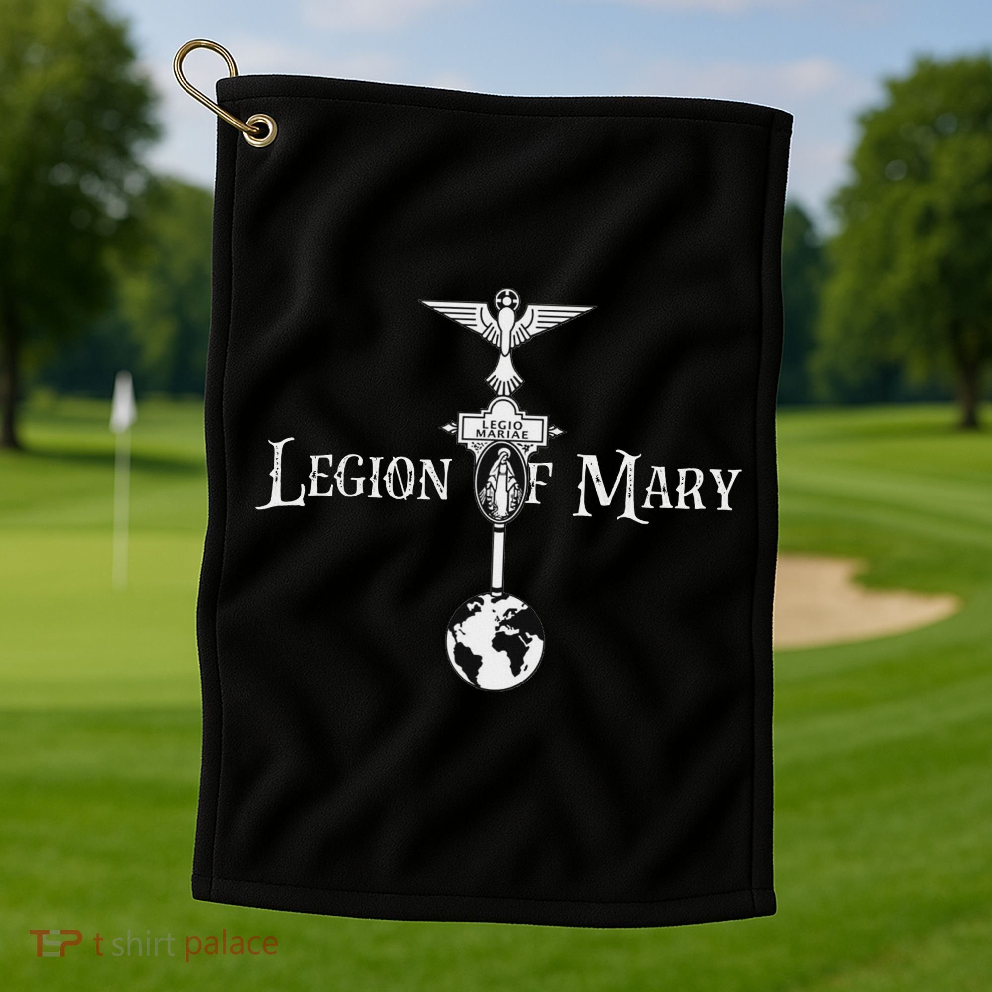Of Mary Our Lady Catholic Golf Towel