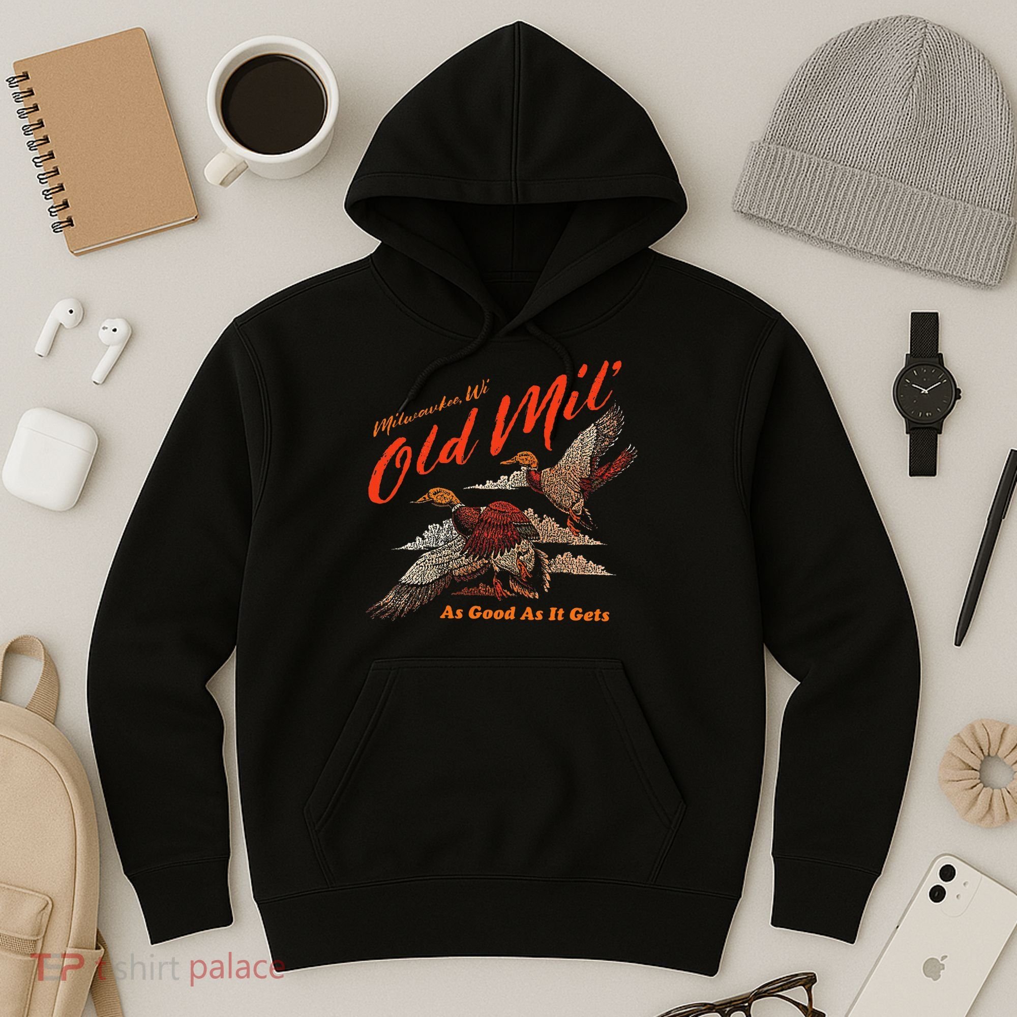 Old Milwaukee Style Old Mil Ducks Hoodie