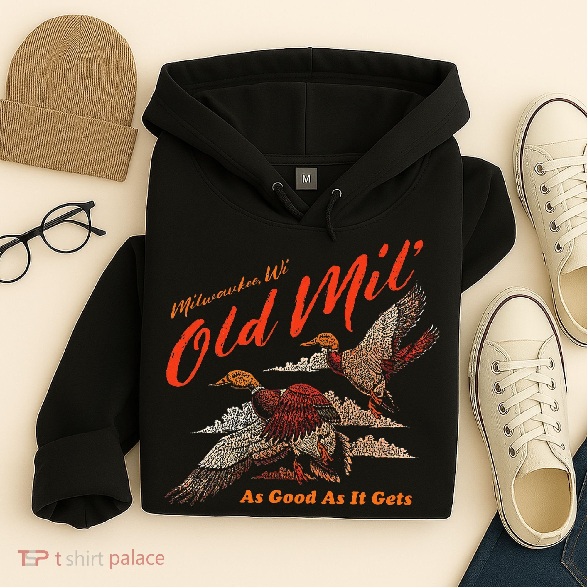 Old Milwaukee Style Old Mil Ducks Hoodie