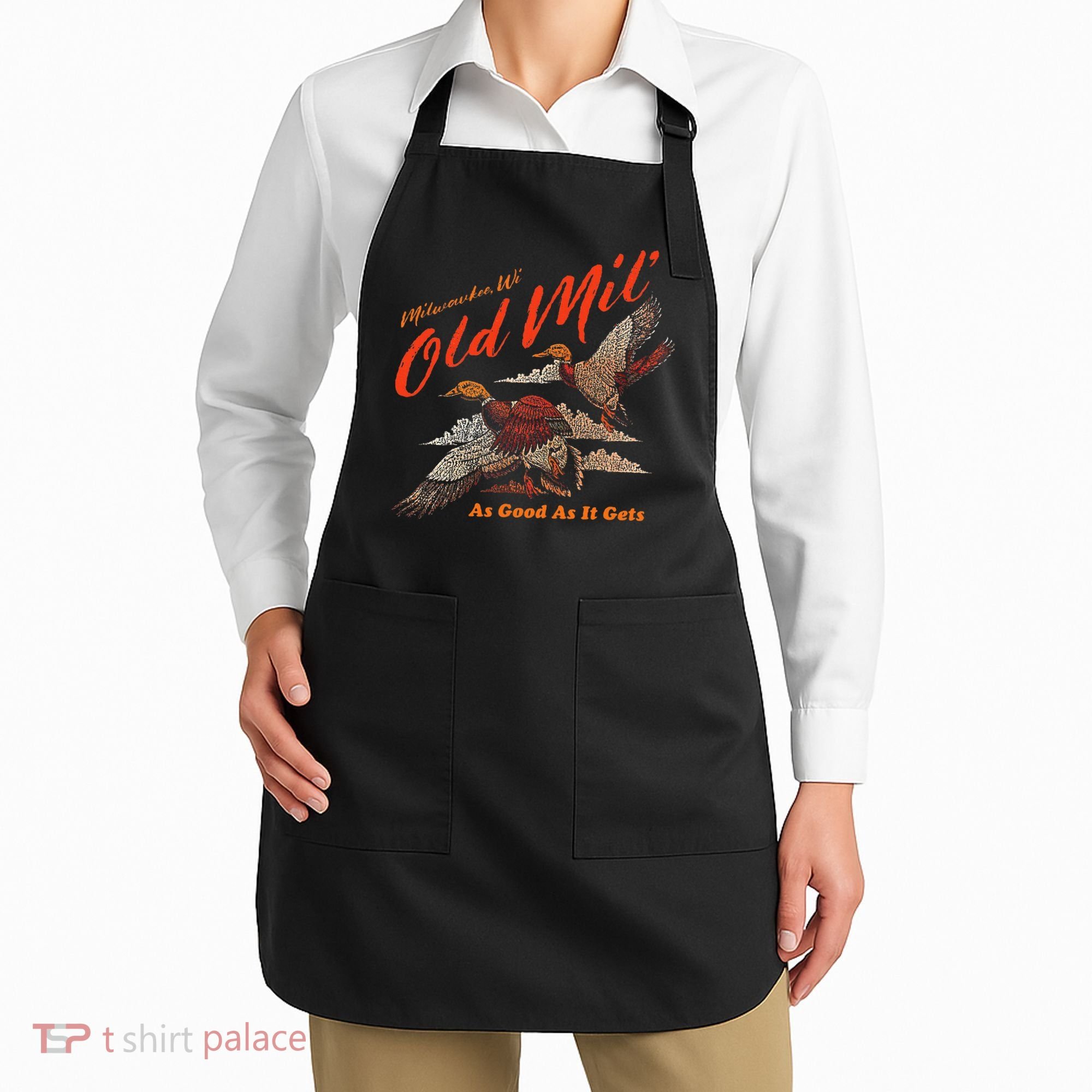 Old Milwaukee Style Old Mil Ducks Apron