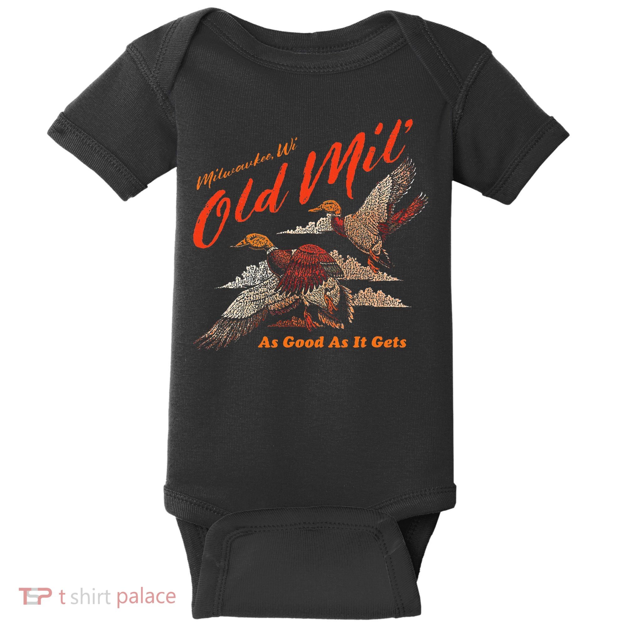 Old Milwaukee Style Old Mil Ducks Baby Bodysuit