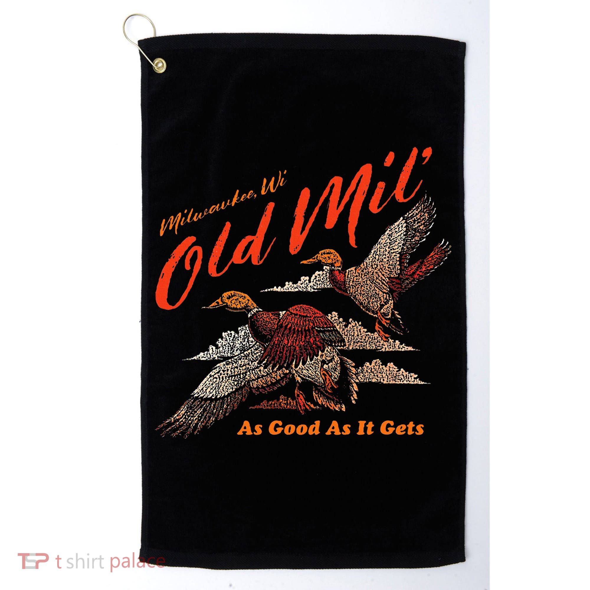 Old Milwaukee Style Old Mil Ducks Golf Towel