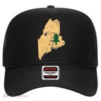 Original Maine State Flag Retro Northern New England Dirigo Hat thumb 0