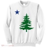 Old Maine State Flag 1901 Pine Tree Star Sweatshirt thumb 0