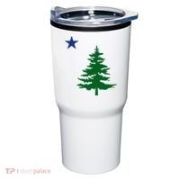 Old Maine State Flag 1901 Pine Tree Star Tumbler thumb 0