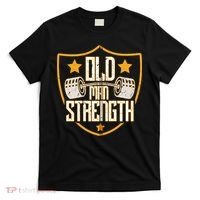 Old Man Strength Gym Father's Day Gift For Dad Zip Hoodie T-Shirt thumb 0