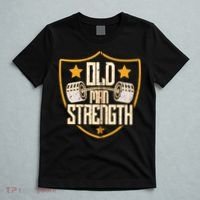 Old Man Strength Gym Father's Day Gift For Dad Zip Hoodie T-Shirt thumb 5
