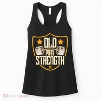 Old Man Strength Gym Father's Day Gift For Dad Zip Hoodie Women's Tank Top thumb 0