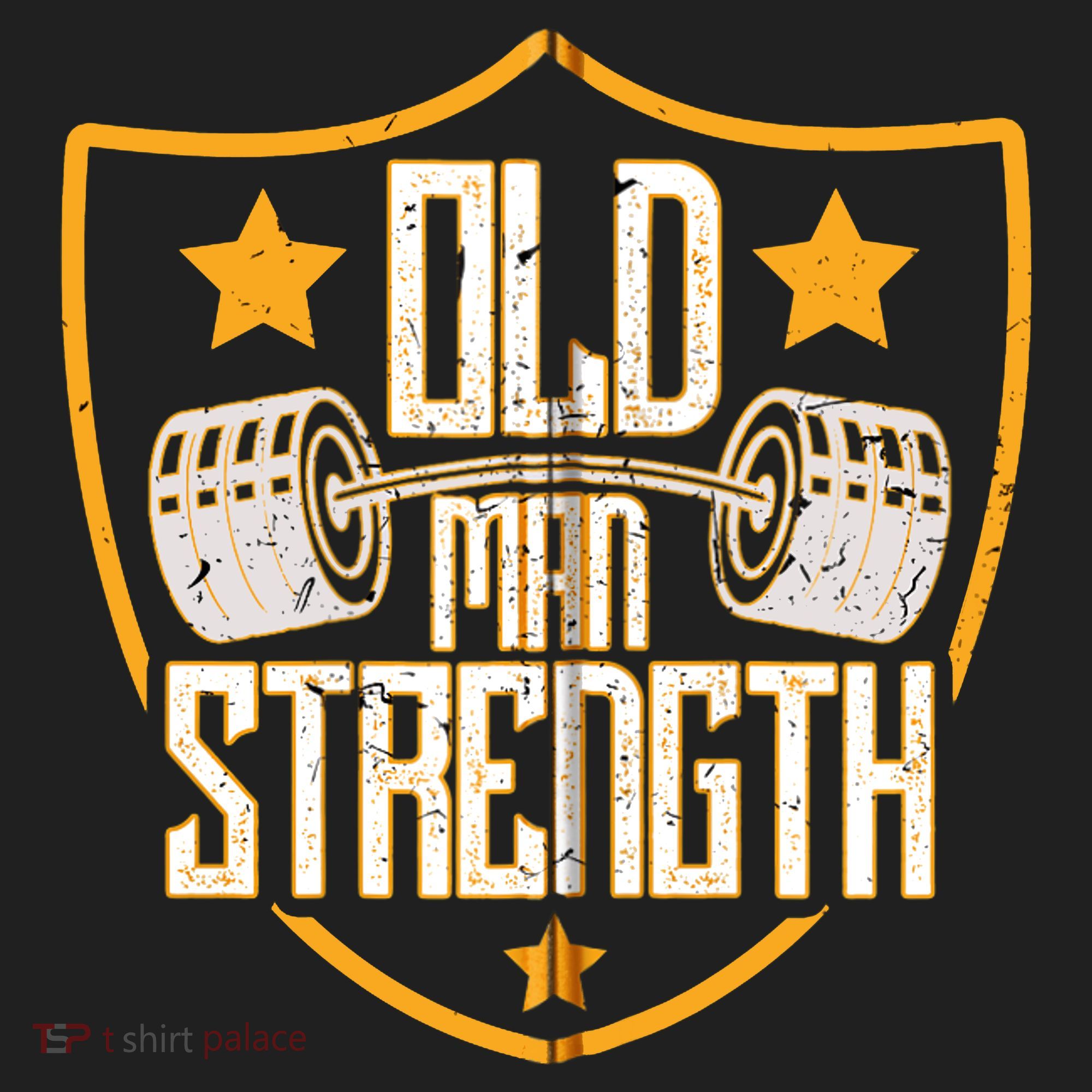 Old Man Strength Gym Father's Day Gift For Dad Zip Hoodie Hat
