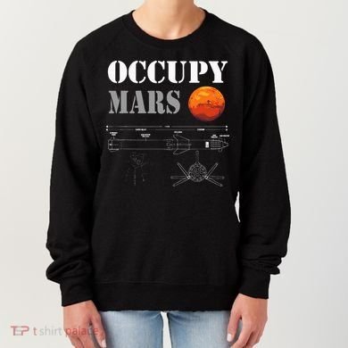 Occupy Mars Starship Rocket Women's Sweatshirt