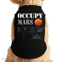 Occupy Mars Starship Rocket Doggie Tank thumb 0