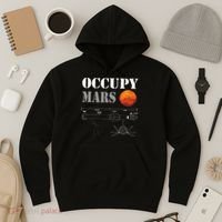 Occupy Mars Starship Rocket Hoodie thumb 3