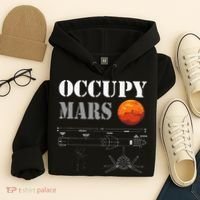 Occupy Mars Starship Rocket Hoodie thumb 4