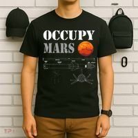 Occupy Mars Starship Rocket T-Shirt thumb 6