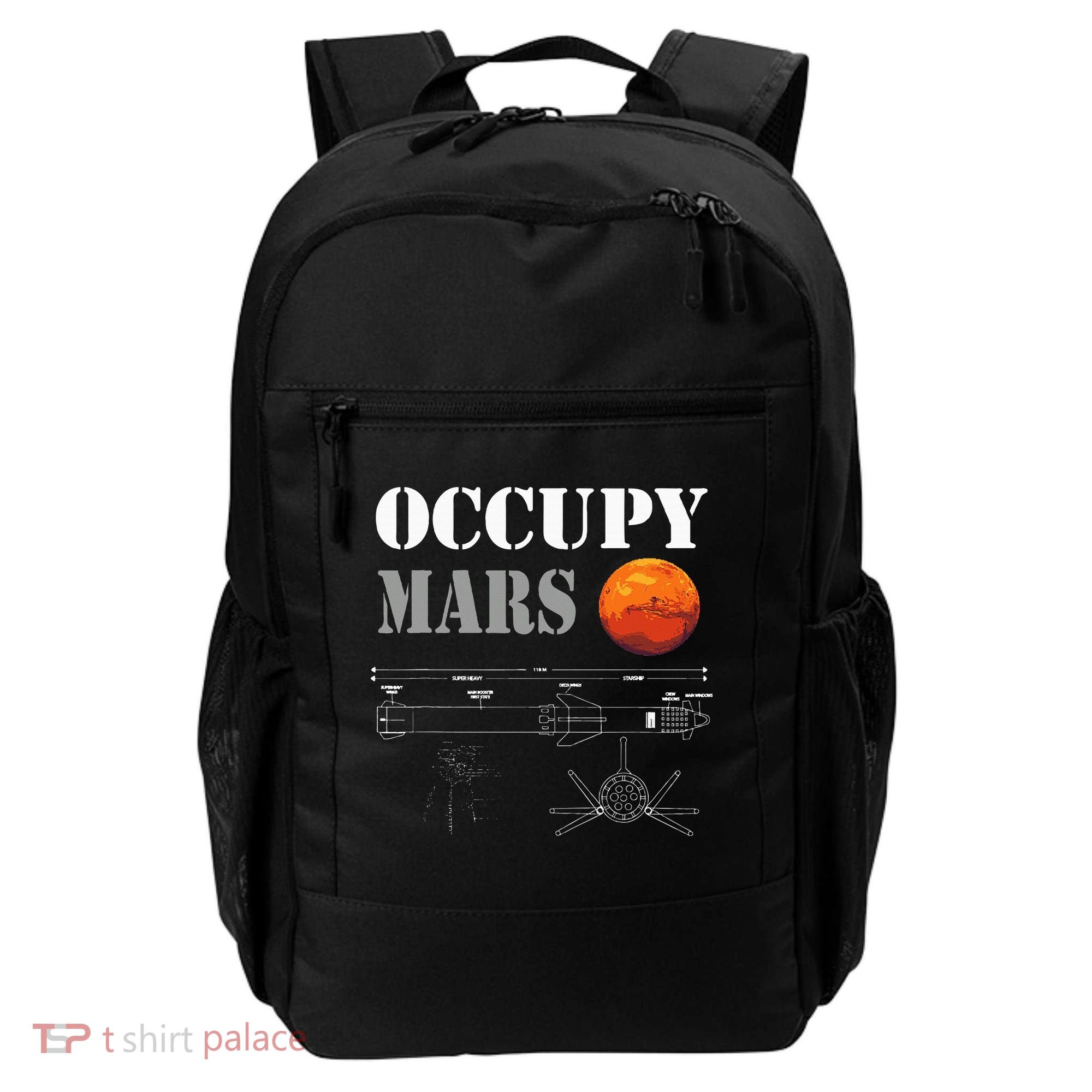 Occupy Mars Starship Rocket Backpack