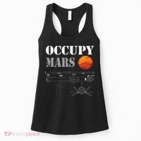 Occupy Mars Starship Rocket Women's Tank Top thumb 0