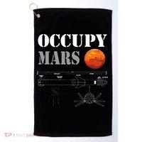Occupy Mars Starship Rocket Golf Towel thumb 0
